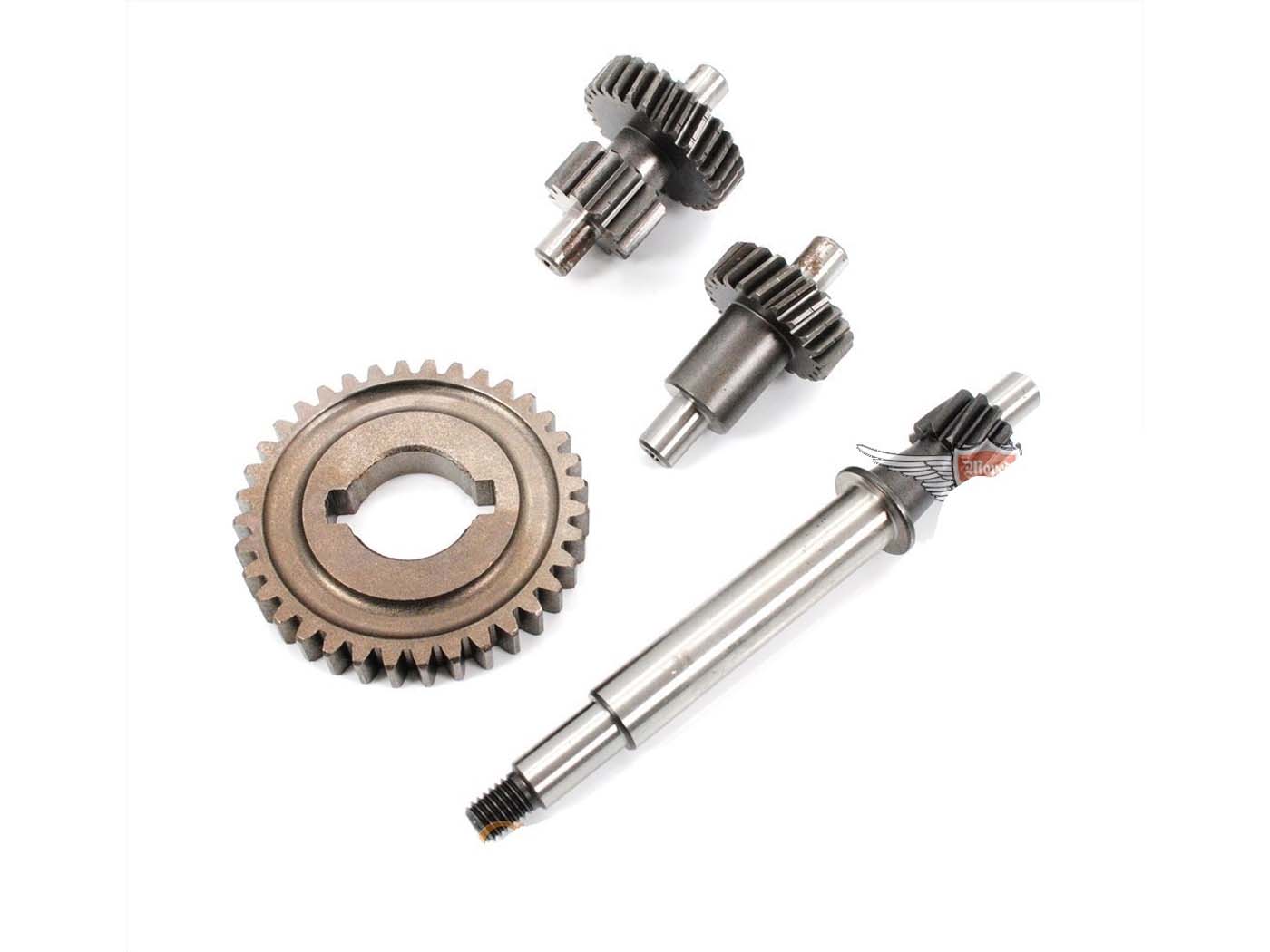 Diverse / Import Primární převod se šikmým ozubením 10/11/29/23/36 zubů pro Piaggio, Ciao, SI, Boxer, Bravo MG00062580