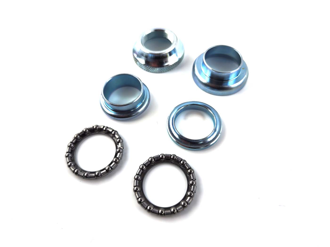 Diverse / Import Kovová stříbrná sada řízení pro Kreidler Flory MF MG00002667