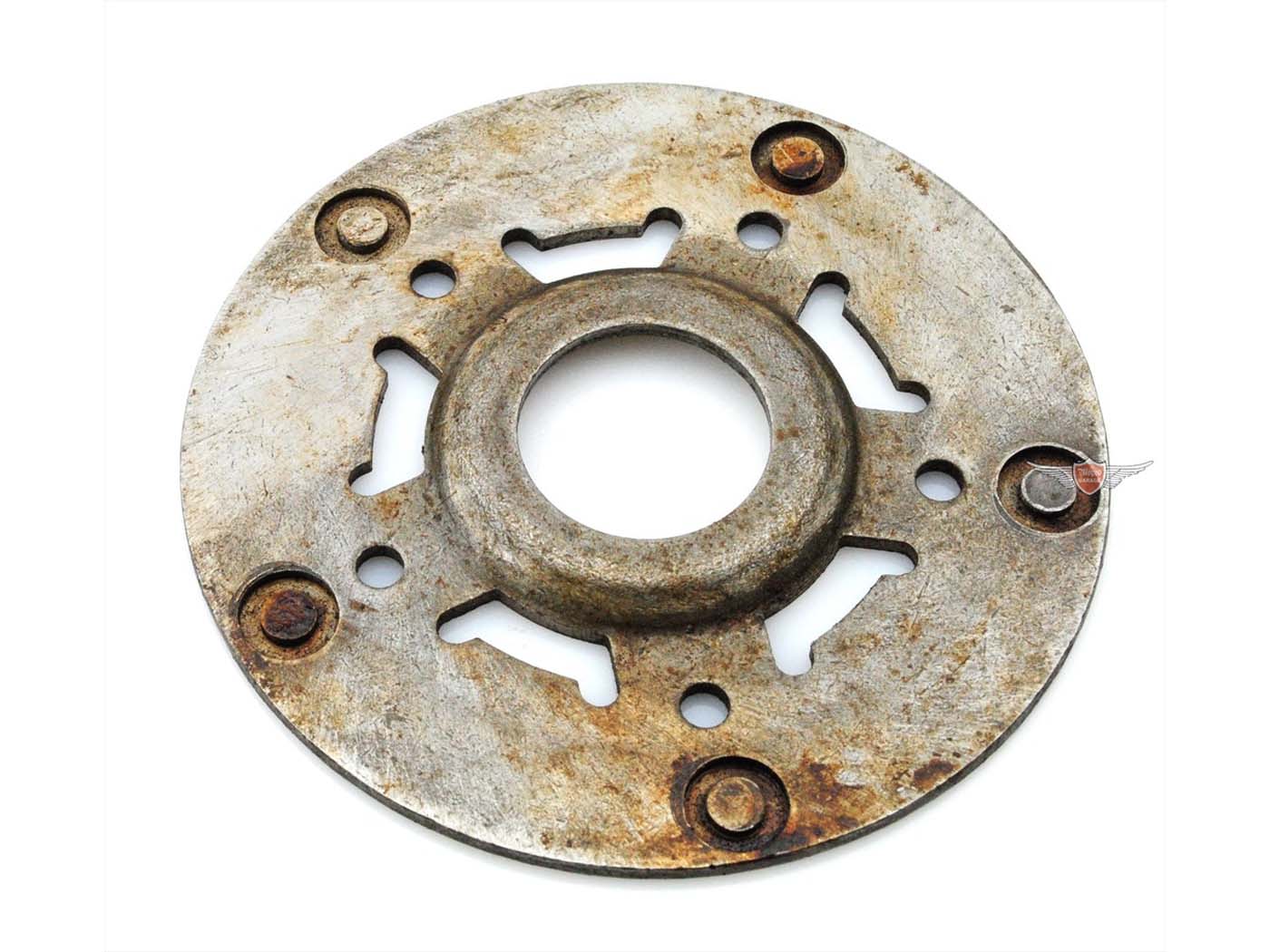 Diverse / Import Ocelový kulatý přítlačný talíř pro Simson, KR51/1 K, S, Duo 4/1 MG00062990