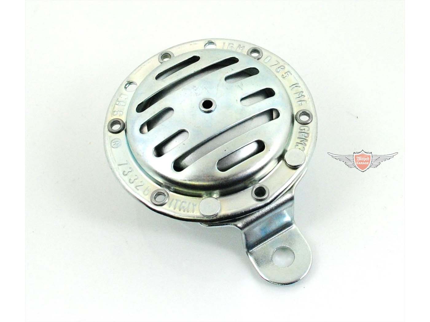 Diverse / Import Houkačka 18 Watt 6 Volt 75 mm 7,5 mm plochý konektor 6,3 mm pro Kreidler Florett Eiertank RS, LF, RM, TM, LH, Zündapp KS, GTS, Sport Combinette, Hercules K 50, Puch, DKW, KTM, Rixe MG00004328