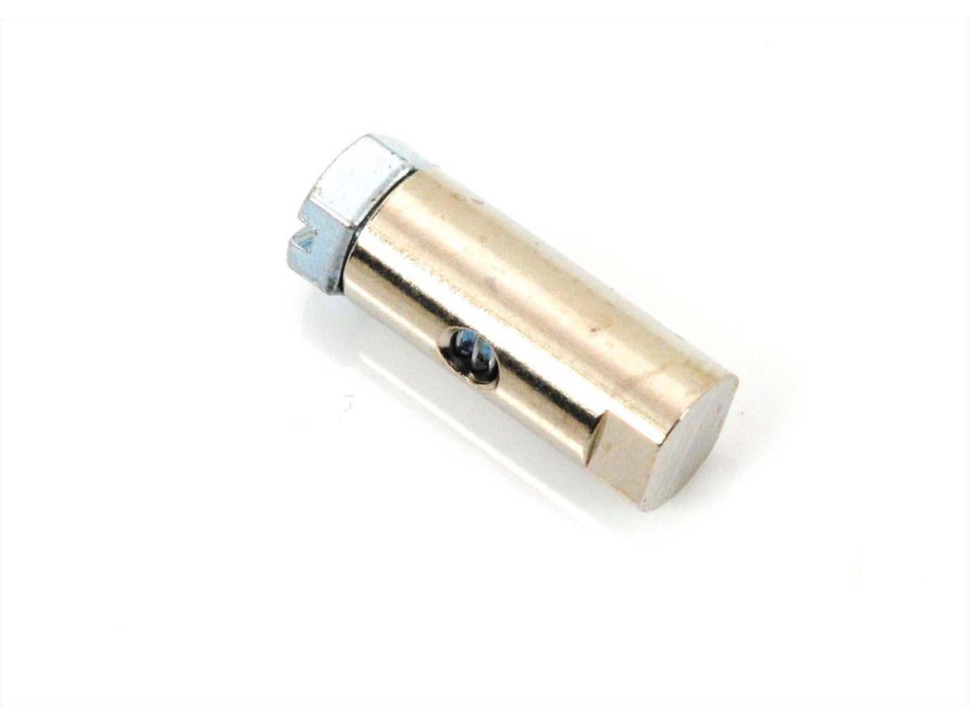 Diverse / Import Šroubovací nipl mosazný 6x14 mm, otvor 2,2 mm pro Zündapp, Kreidler, Hercules, Puch, Miele, DKW, NSU, KTM MG00008279