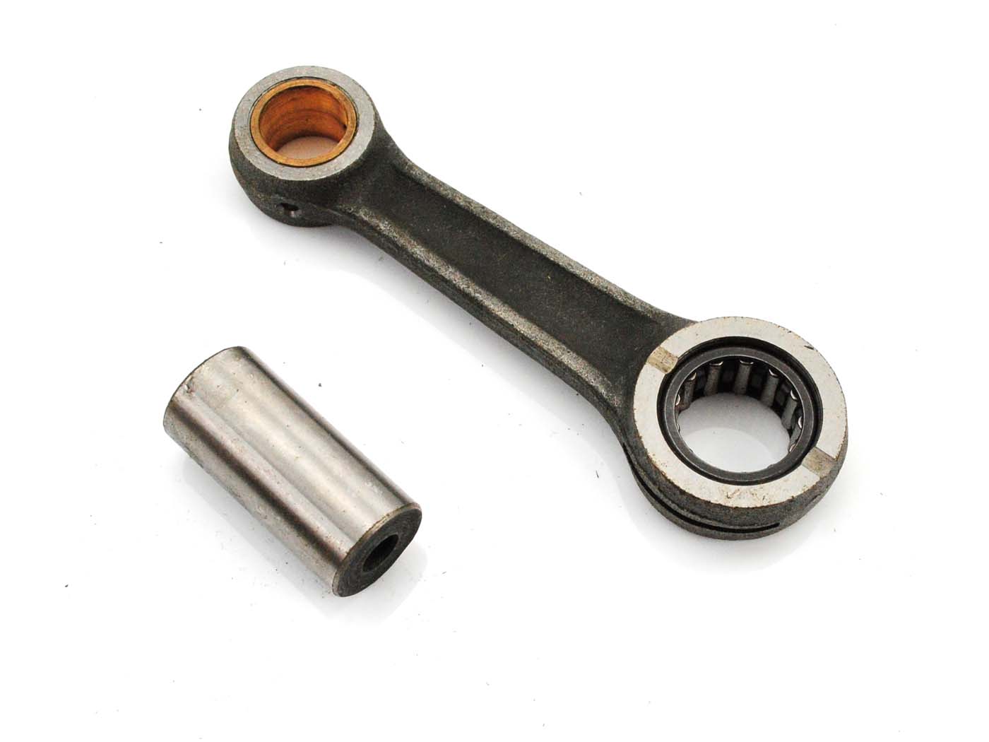 Diverse / Import Ojnicová sada, jehlové ložisko, mosazné pouzdro, šroub klikové hřídele 14 mm/18 mm pro Kreidler Florett s vejčitou nádrží MG00621292