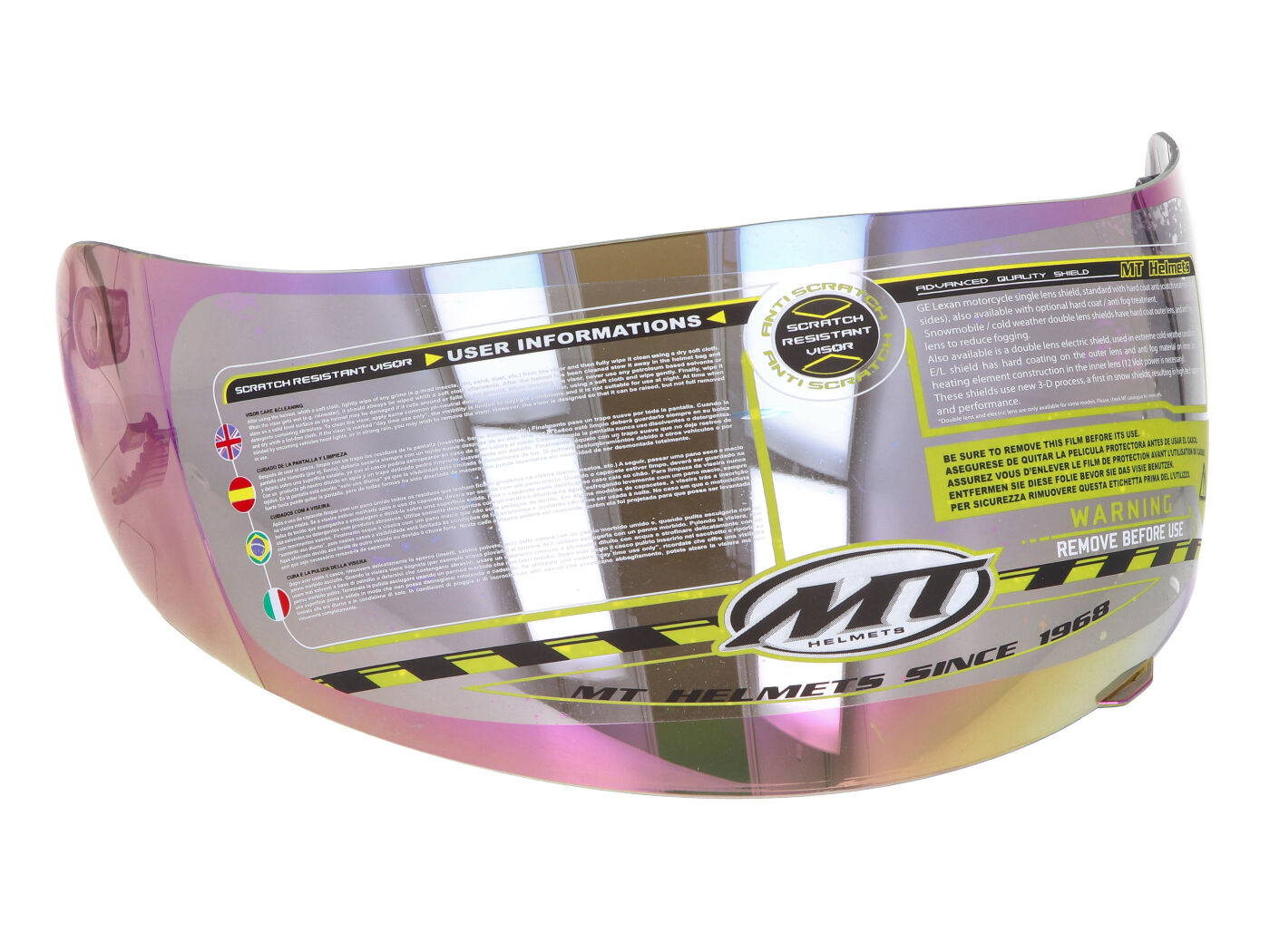 Diverse / Import Hledí tónované, zrcadlové pro přilbu MT Imola Dragon Speed MG00017033