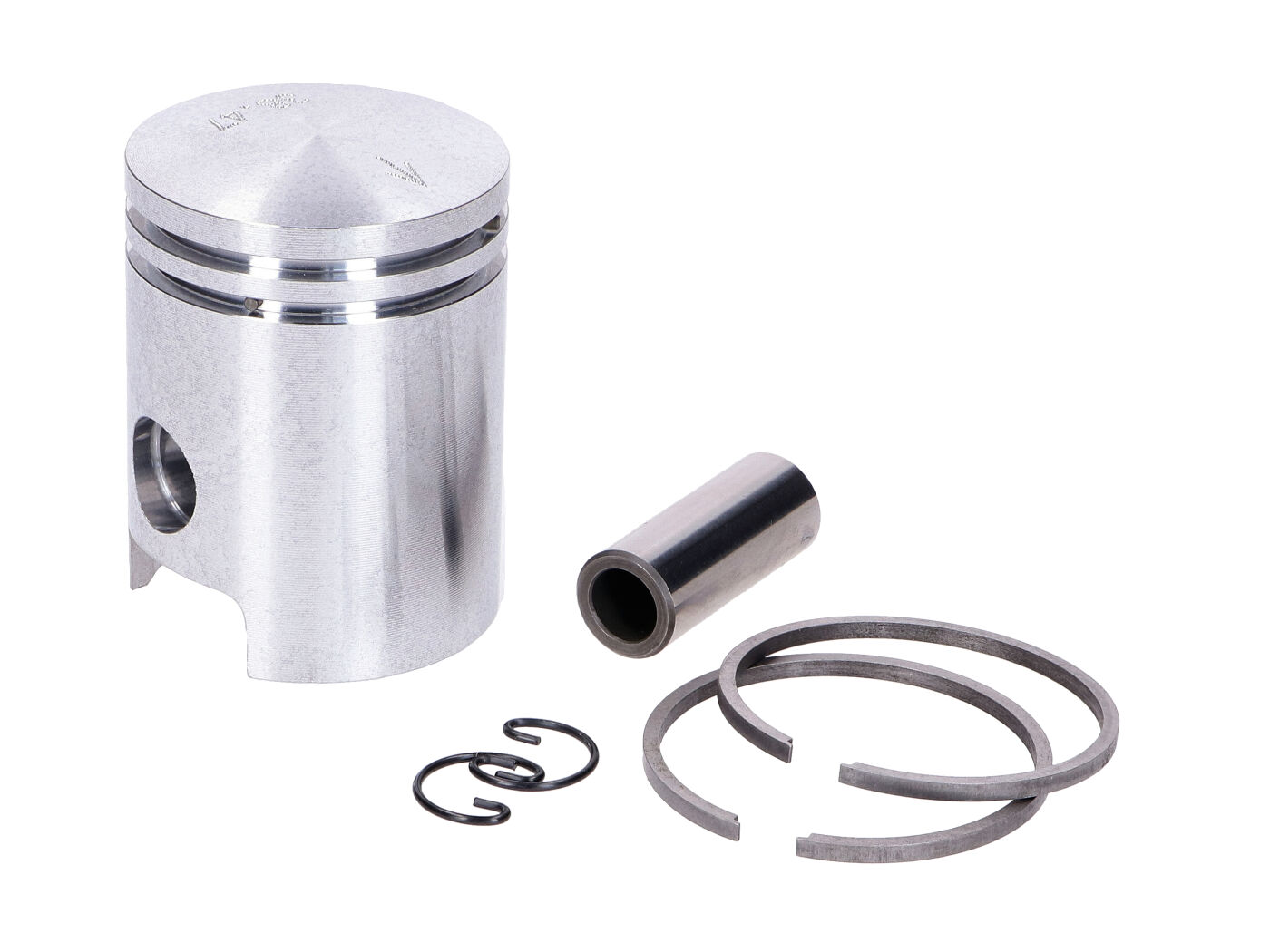 Diverse / Import Pístní sada 38,48 mm s pístními kroužky a pojistkami pístního čepu pro Simson, S51, KR51/2, S53, SR50 MG00064201