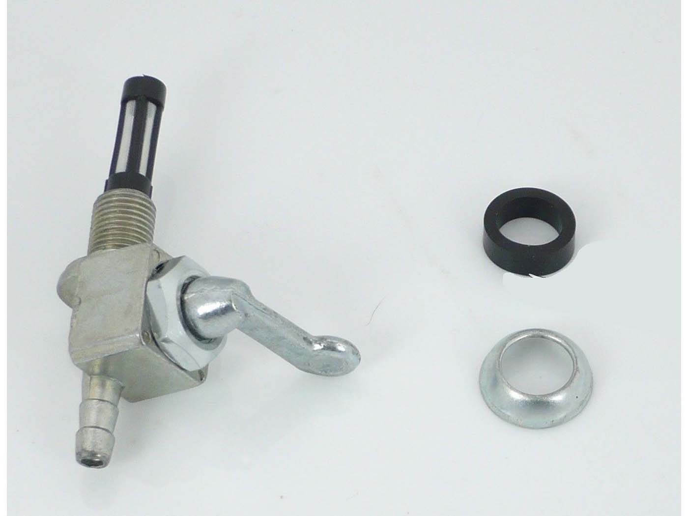 Diverse / Import Palivový kohout M10x1 spodní vývod pro Peugeot 103, Mobylette, Motobecane, Garelli MG00007153