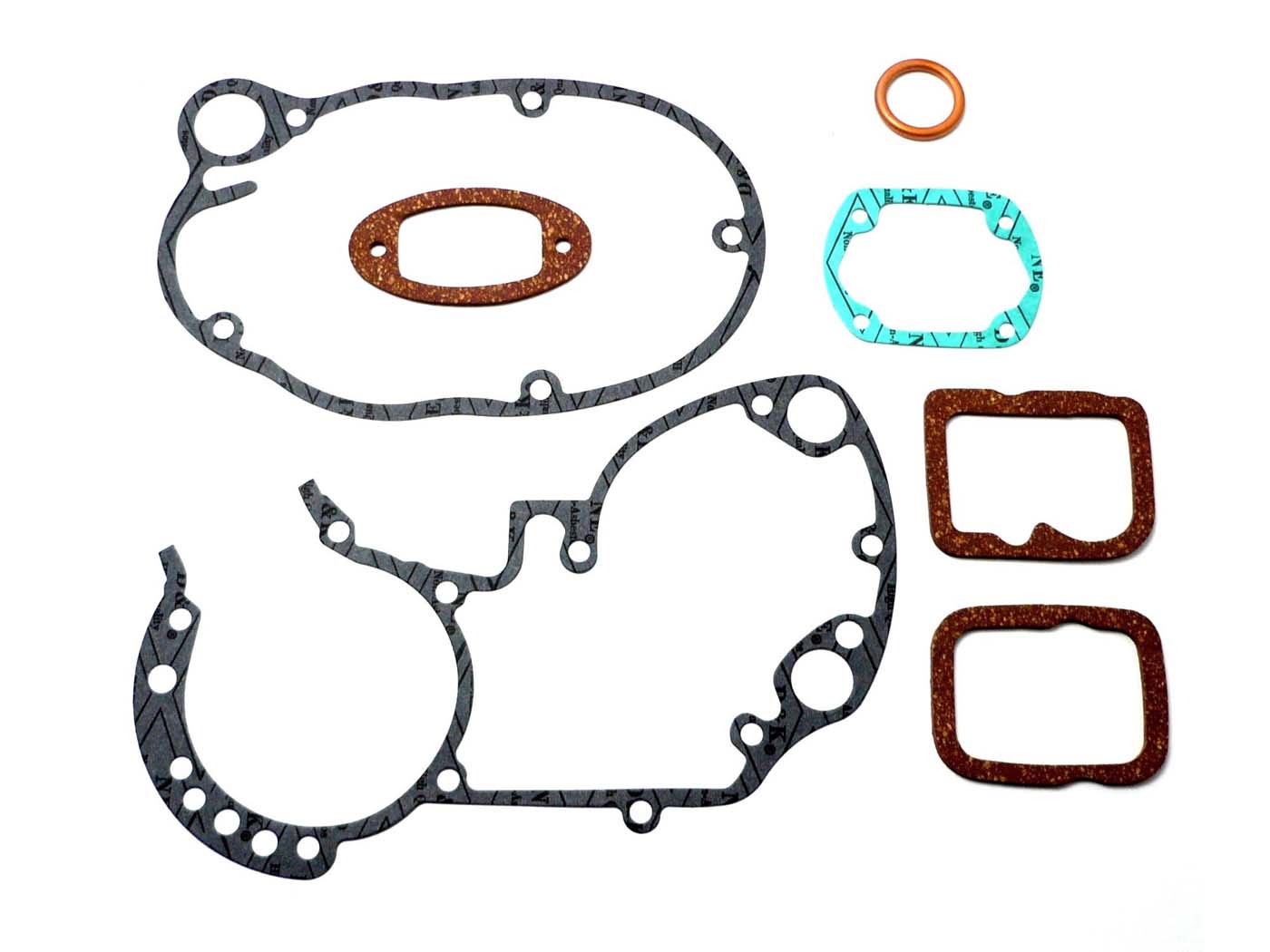 Diverse / Import 8dílná sada těsnění motoru pro Hercules, KTM, DKW, Miele, Göricke, Gritzner MG00063112