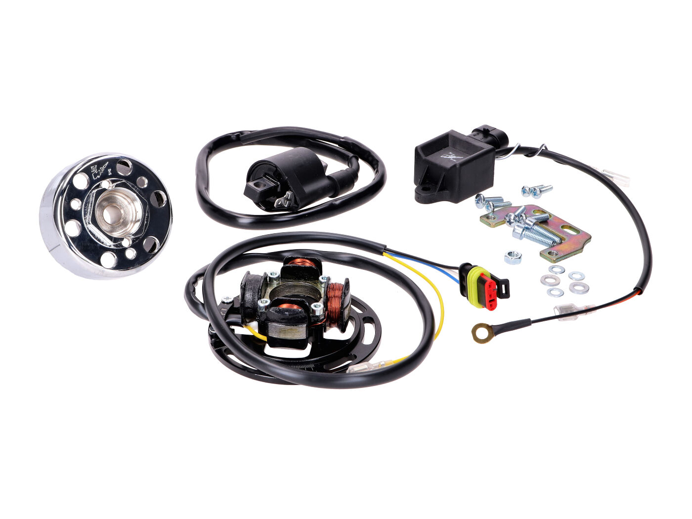 Diverse / Import Zapalování 60 W 12 V 71 mm 310 g 13x11 mm 94 mm pro Kreidler MF 2, 4, MP Flory Automatic, Hercules Prima, KTM, Rixe, DKW MG00041308