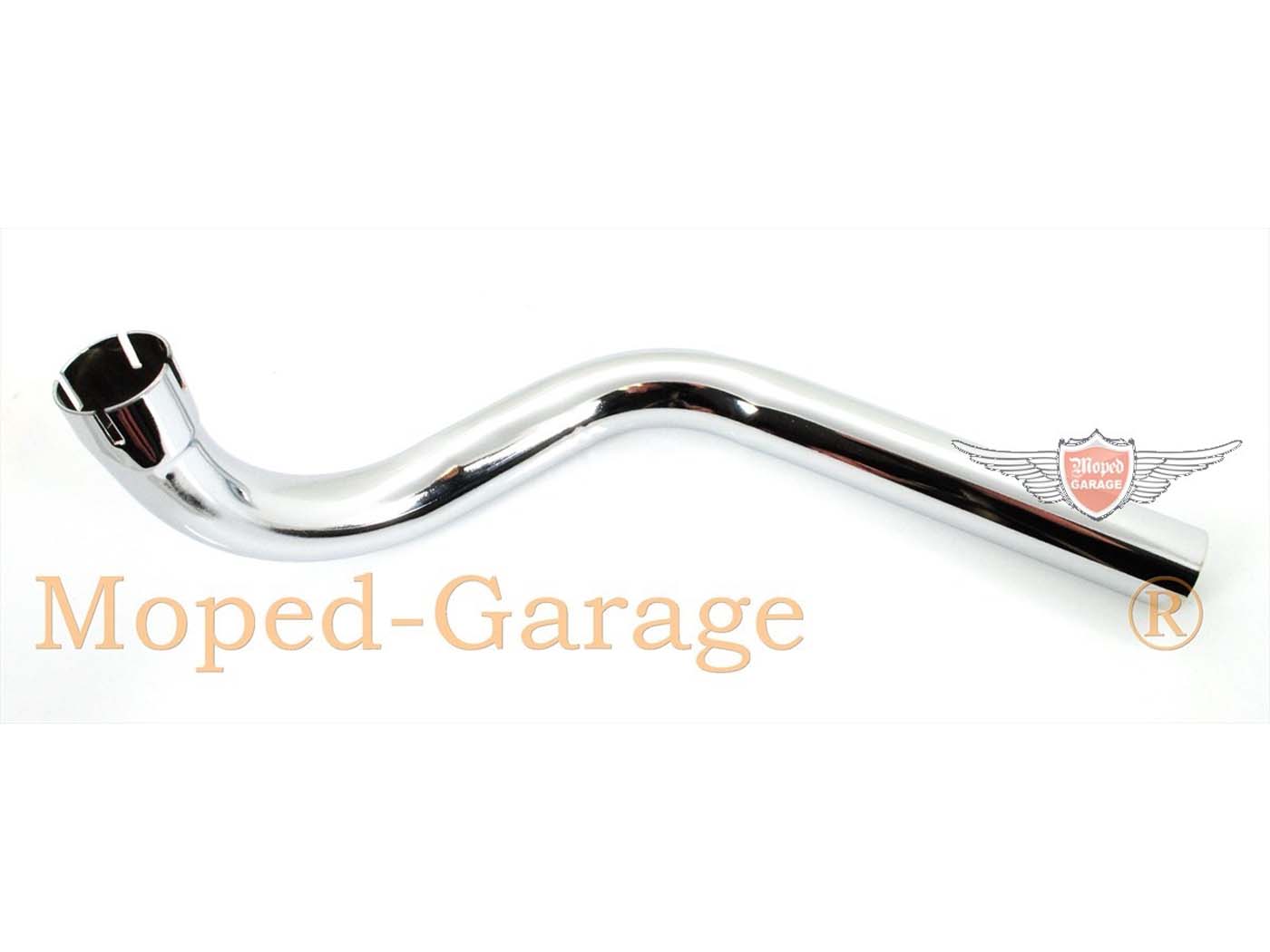 Diverse / Import Příruba výfuku 28 mm 330 mm chrom pro Kreidler, Florett, Flory, moped, moped, mokick MG00001125