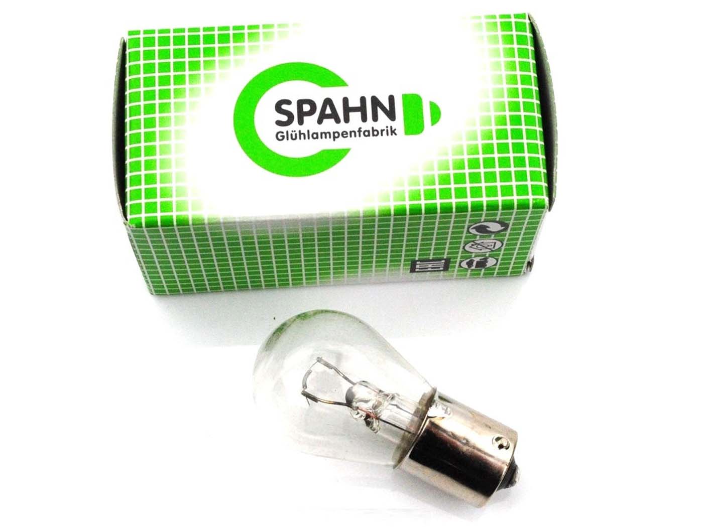 Spahn Glühlampen Žárovka BA15s, průměr patice 15 mm, 12 V 21 W pro moped MG00052125