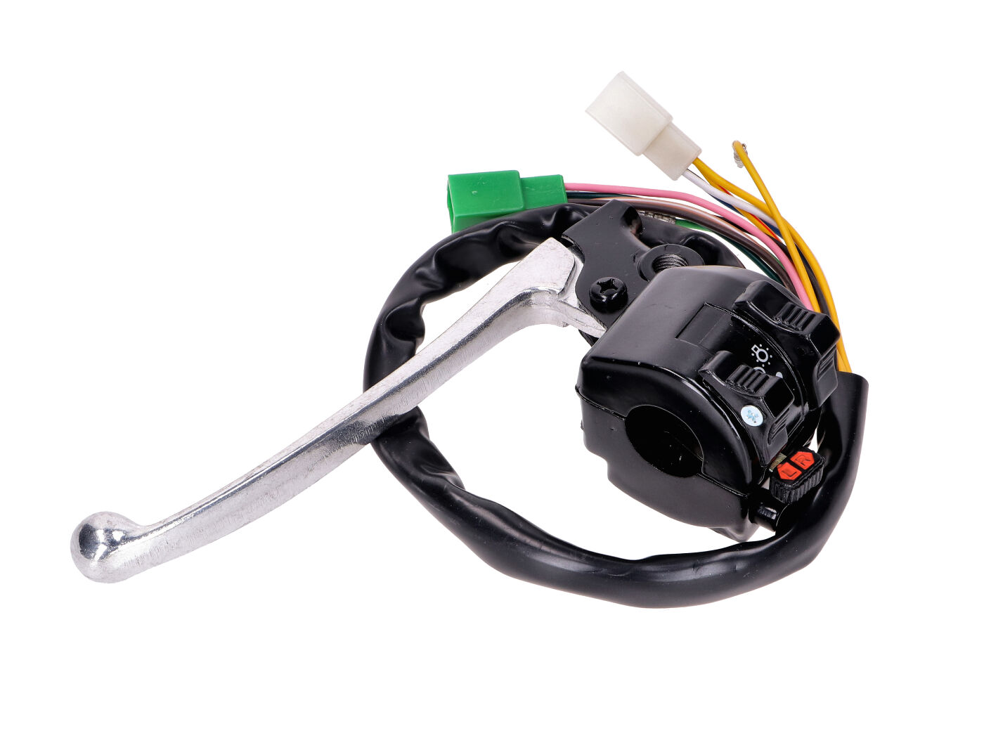 NTS Parts Páčka spojky s objímkou a spínačem pro Yamaha, DT 50 M, MX MG00000509