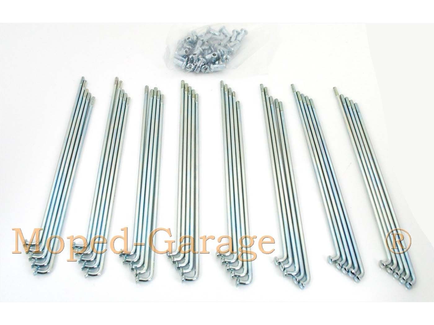 Diverse / Import Chromované dráty 238 mm s niplem pro Yamaha DT 50 MX MG00021204