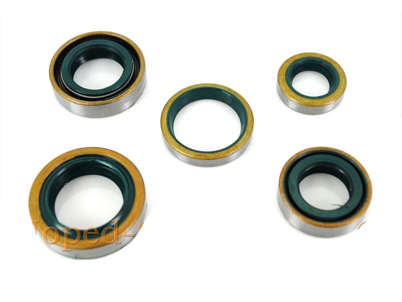 Diverse / Import Sada simeringů 5dílná 15x24x7mm 17x28x7mm pro Zündapp GTS, CS, CX, Hai 50, KS 50 MG00063256