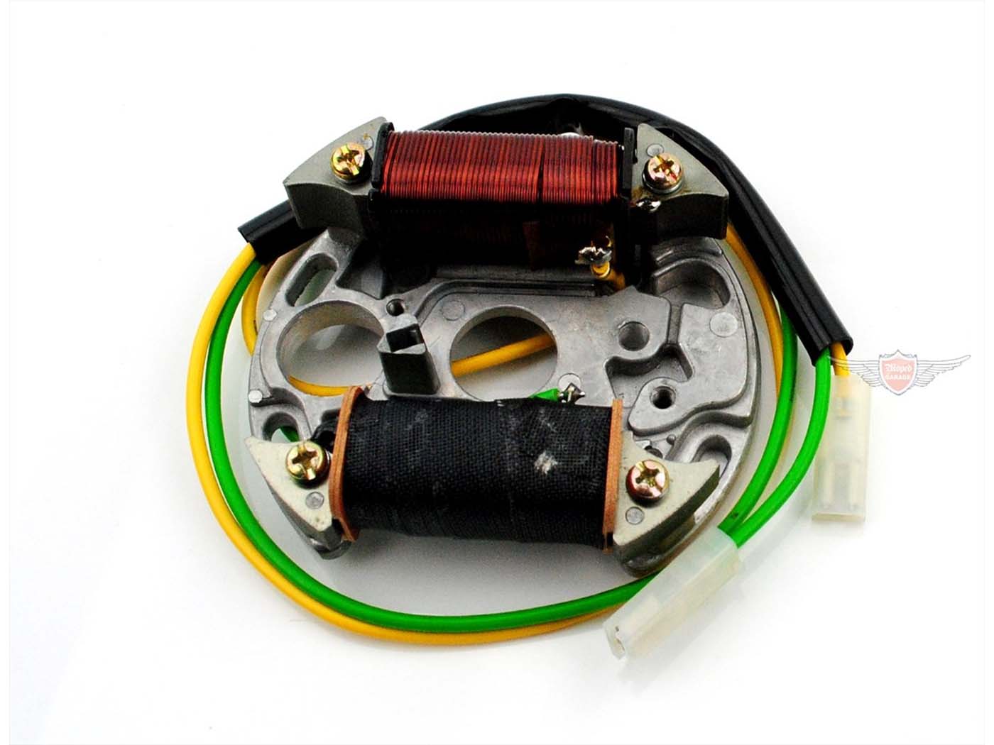 Diverse / Import Základní deska zapalování 90 mm s primární cívkou a světelnou cívkou pro Hercules, Zündapp, Kreidler, Puch, moped, moped, mokick MG00041461