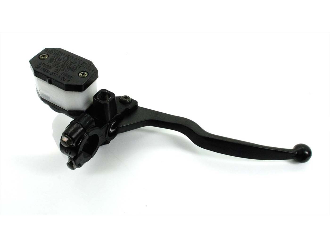 Diverse / Import Ruční brzdová pumpa černá M10, včetně spínače brzdového světla pro moped, moped, mokick, skútr MG00032208