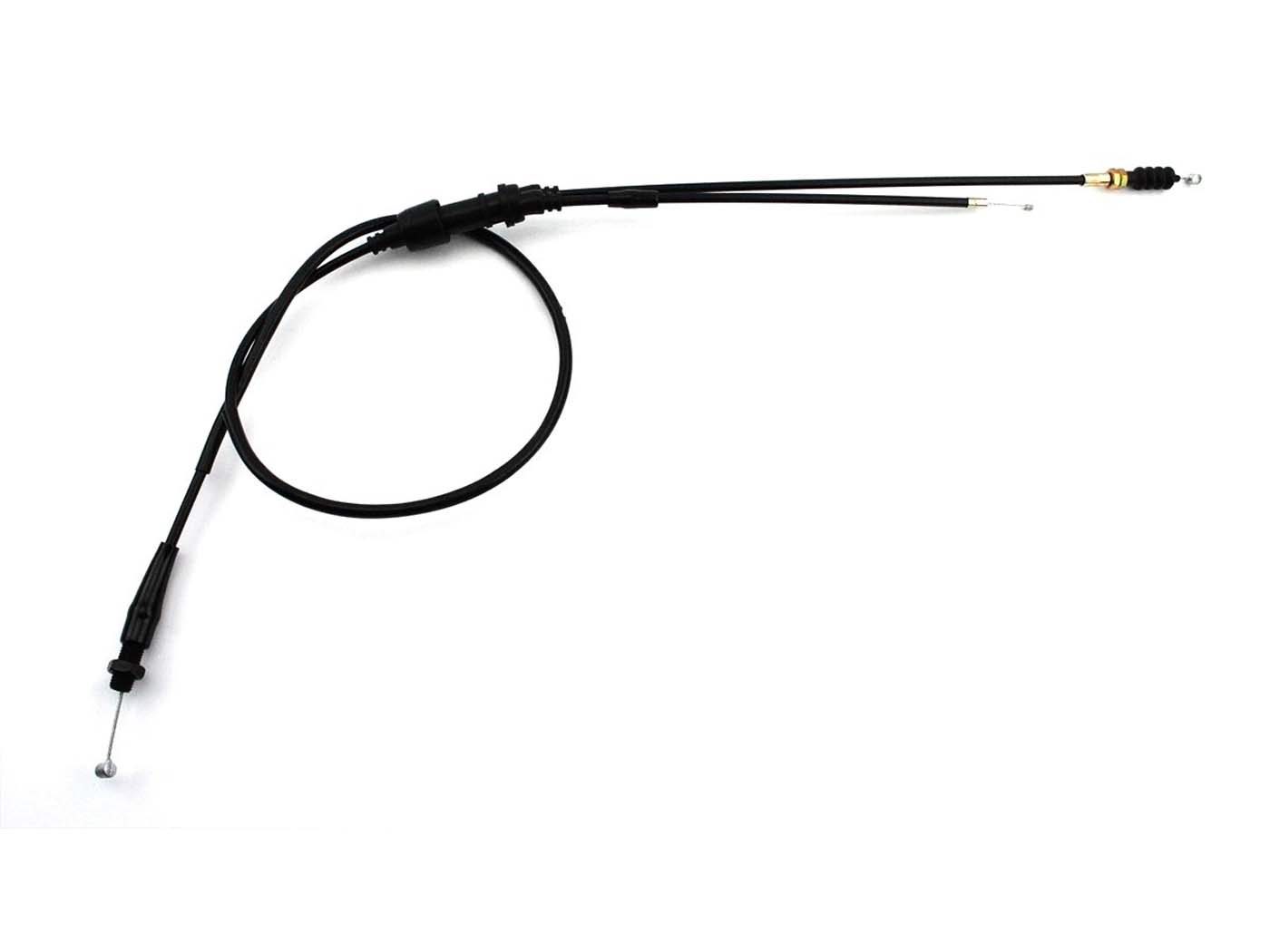 Diverse / Import Černé lanko plynu s lankem olejového čerpadla pro Honda, MT 5, 50, 8, 80 S Mokick MG00084244