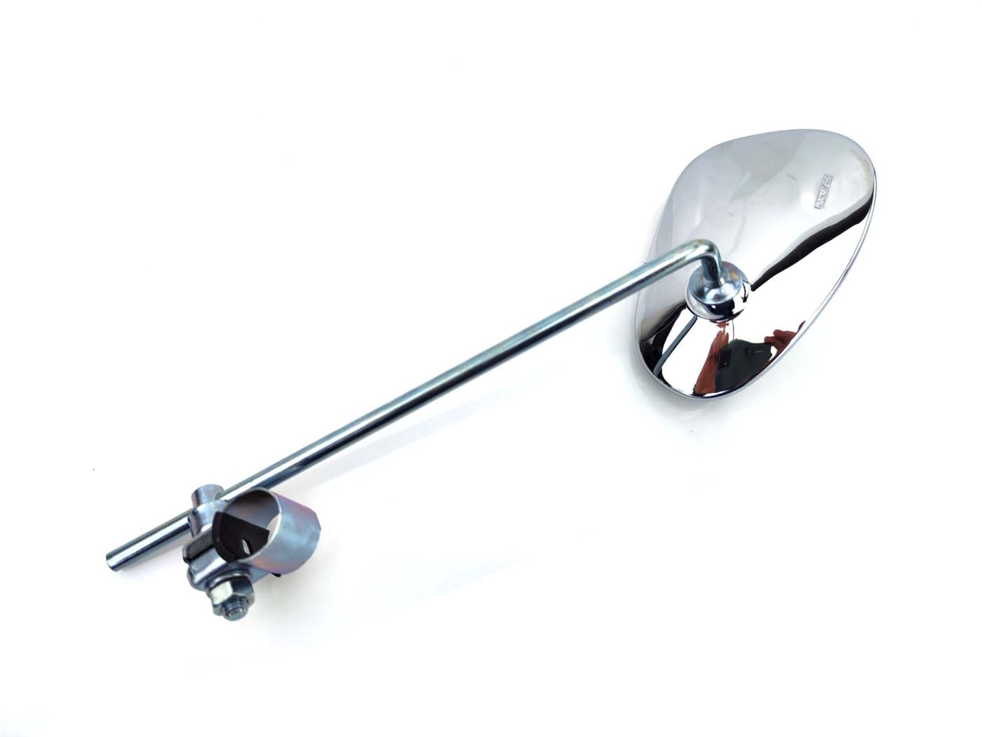 Zrcátko bumm uchycení na řídítka chrom 7 mm pro Zündapp, Kreidler, Hercules, Miele, DKW, NSU, Horex, Puch, Gritzner MG00000105