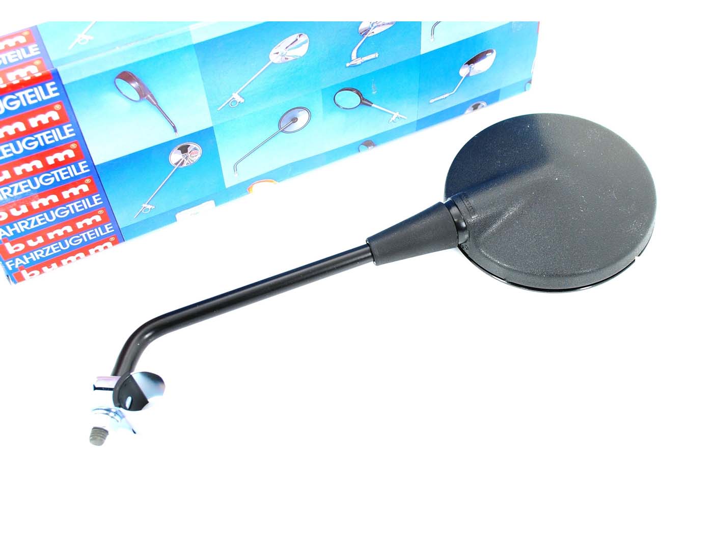 bumm Objímka zrcátka 120 mm, průměr 10 mm, závit 8 mm pro Zündapp, Kreidler, Hercules, Miele, DKW, NSU, Horex, Puch, Gritzner MG00000196