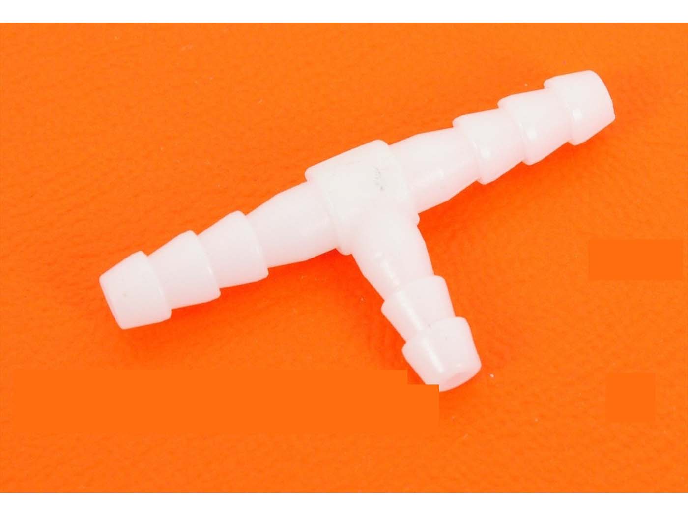 Diverse / Import Plastový T-kus 6 mm bílý pro Hercules, Prima GT, GX MG00071249