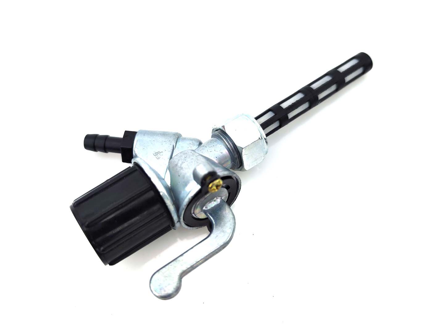 Diverse / Import Palivový kohout M16 kovový černý pro Simson SR 4-3, 4-4, Sperber, Habicht, MZ TS, ES, ETS, RT, AWO MG00071504