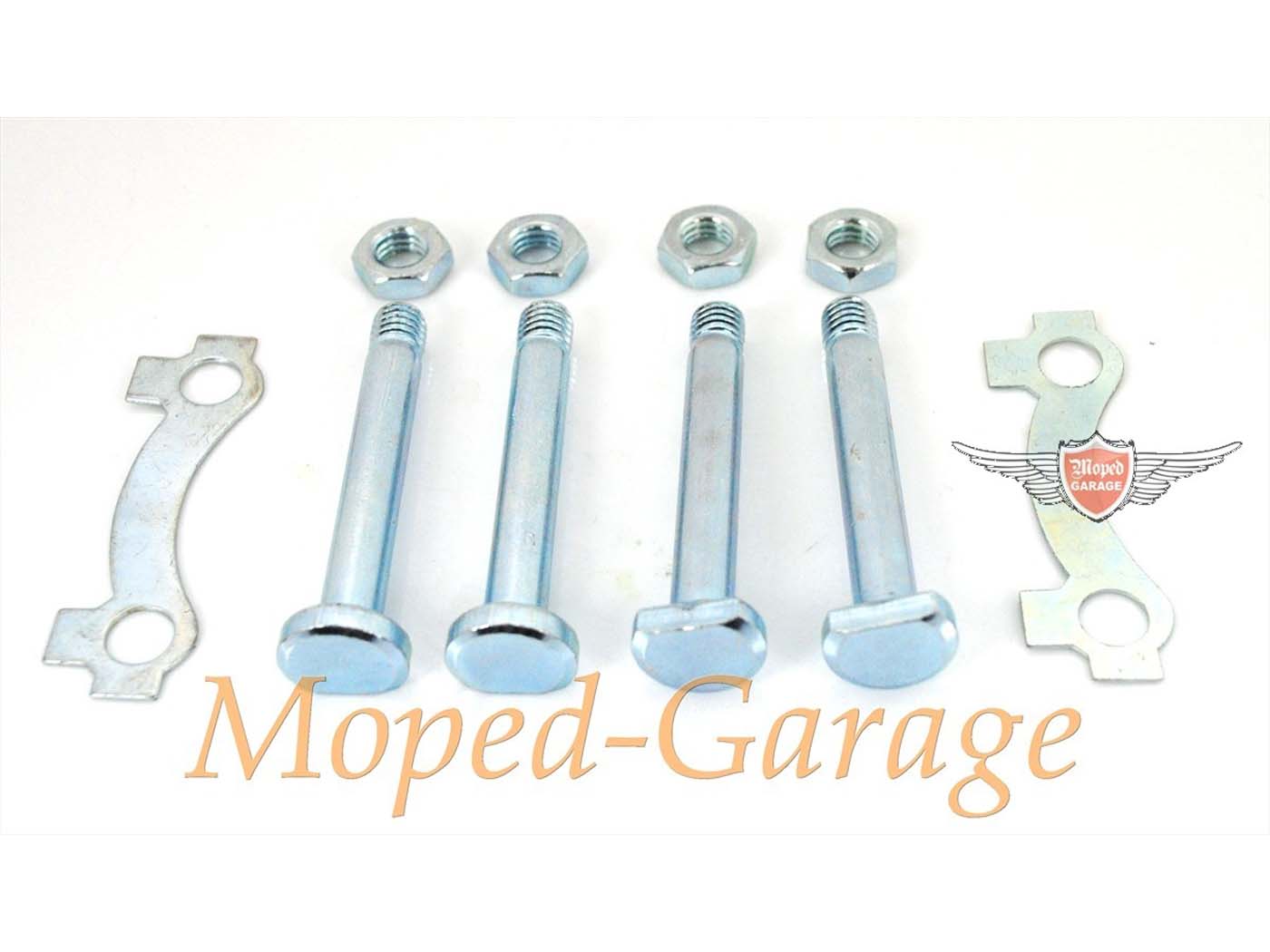 Diverse / Import Zajišťovací stavěcí šrouby, pojistné podložky, matice M8 x 56 mm pro Yamaha RD FS 1, DT 50 MG00009382