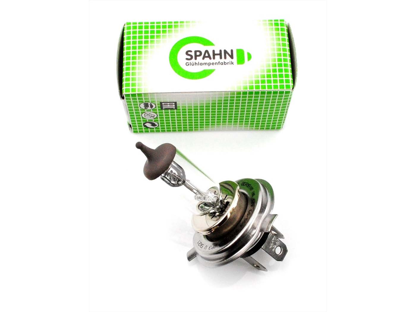 Spahn Glühlampen Halogenová žárovka H4 do světlometu pro Zündapp KS 80 Super 537 MG00052117
