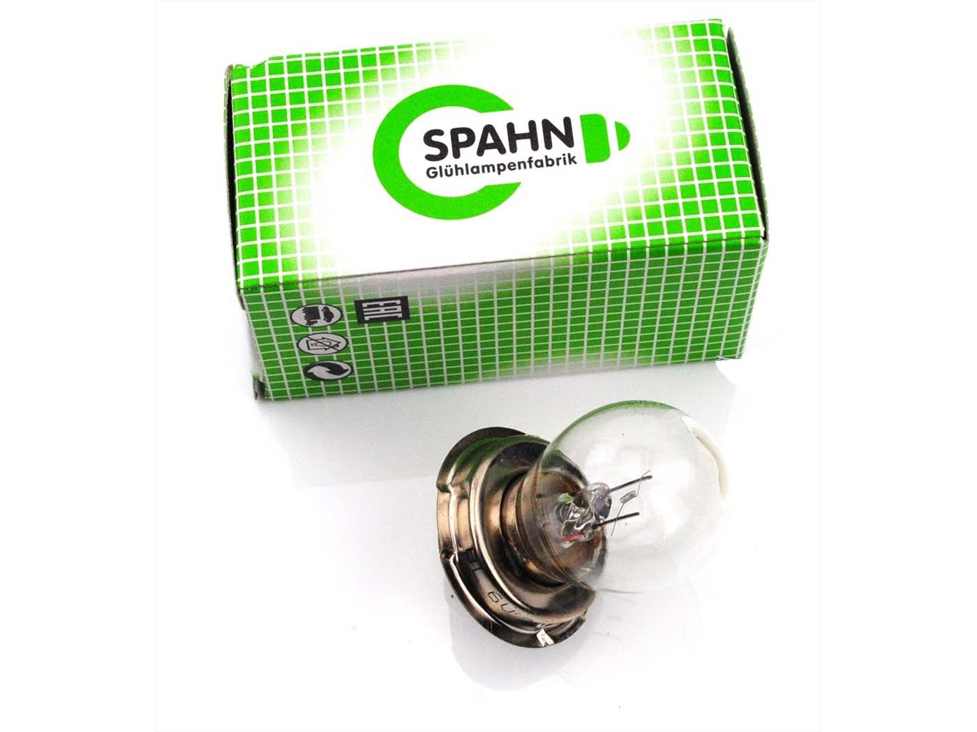 Spahn Glühlampen Žárovka 12V 20W P26s do světlometu pro moped moped mokick MG00052100