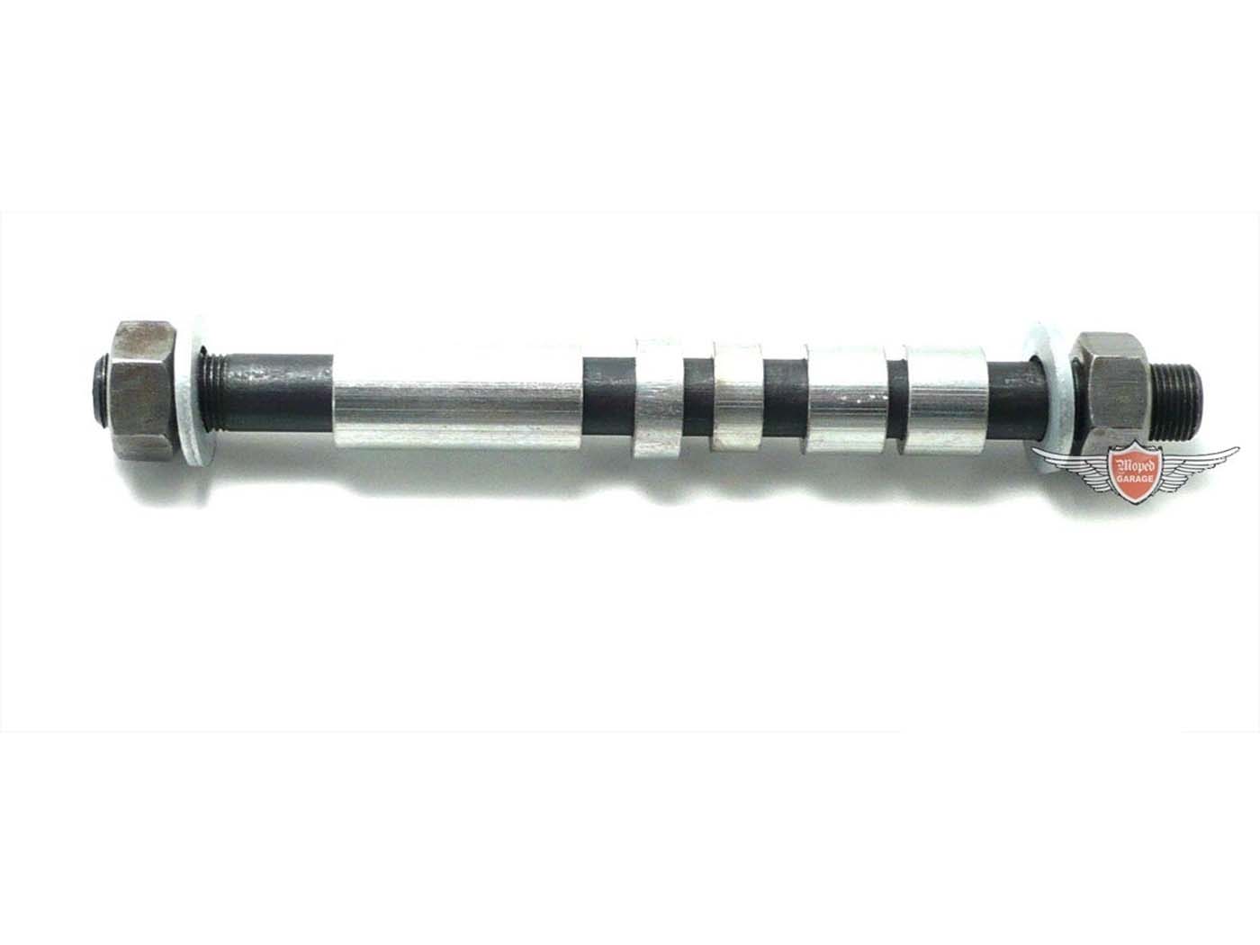 Diverse / Import Osa s rozpěrkami M12x1, 165 mm pro Puch, Maxi, Leleu MG00002770