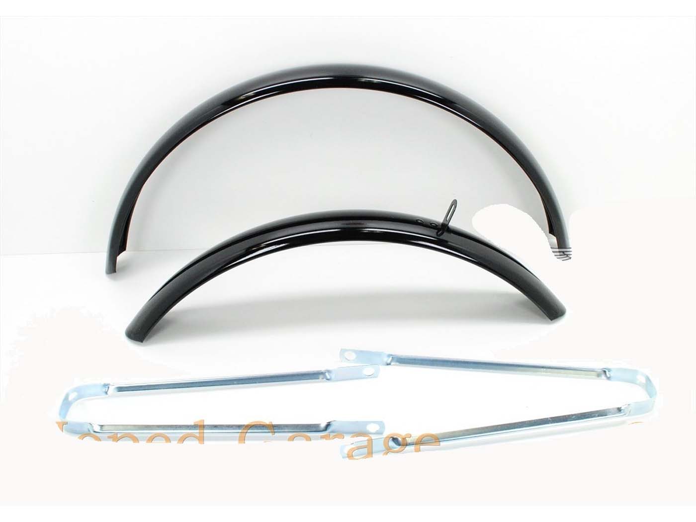 Diverse / Import Blatník kovový černý 540 mm 55 mm pro moped, moped, mokick MG00073547