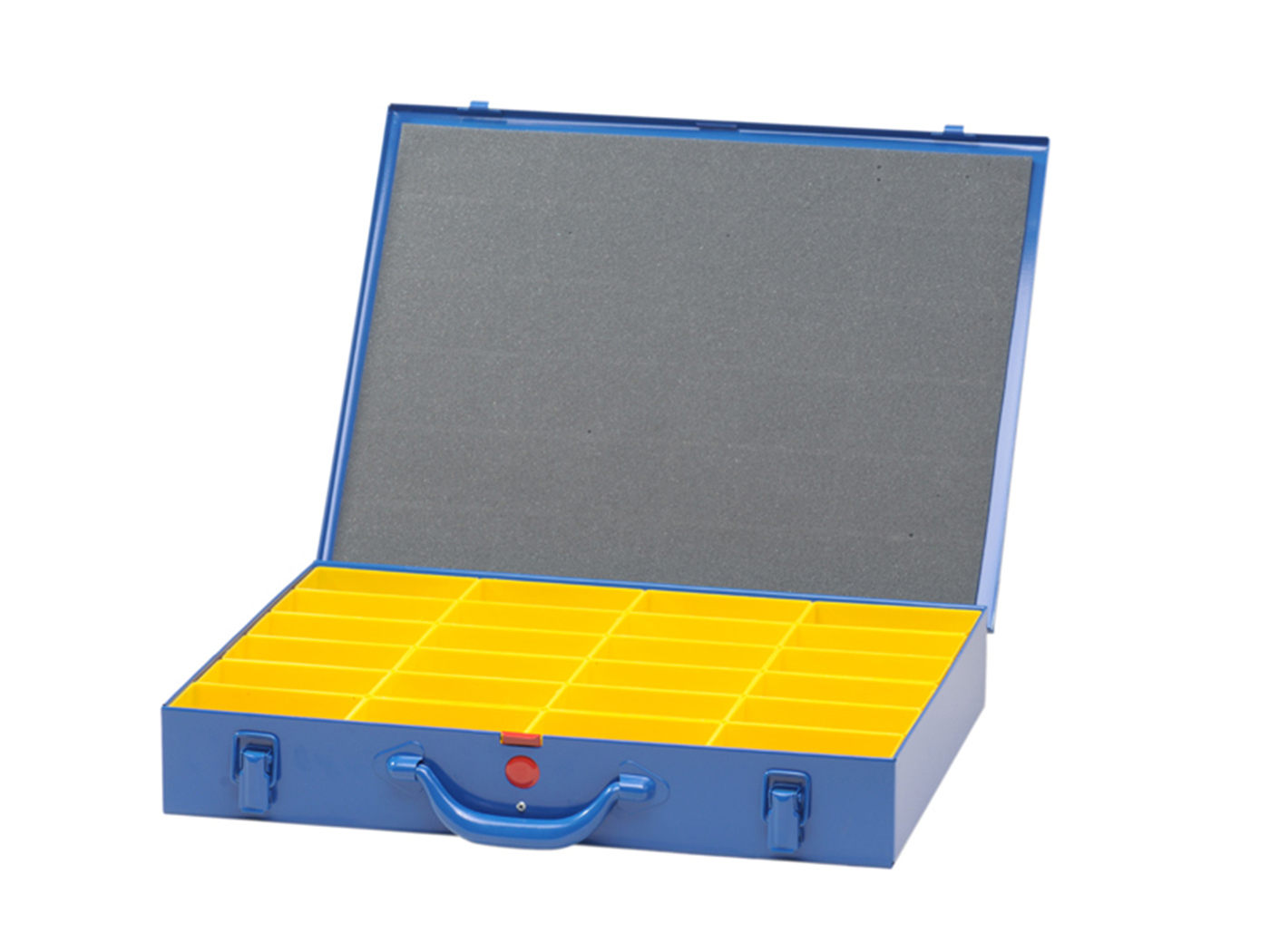 Hünersdorff Třídicí box Hünersdorff, kovový (330x440x66 mm), 24 přihrádek, modrý 53523