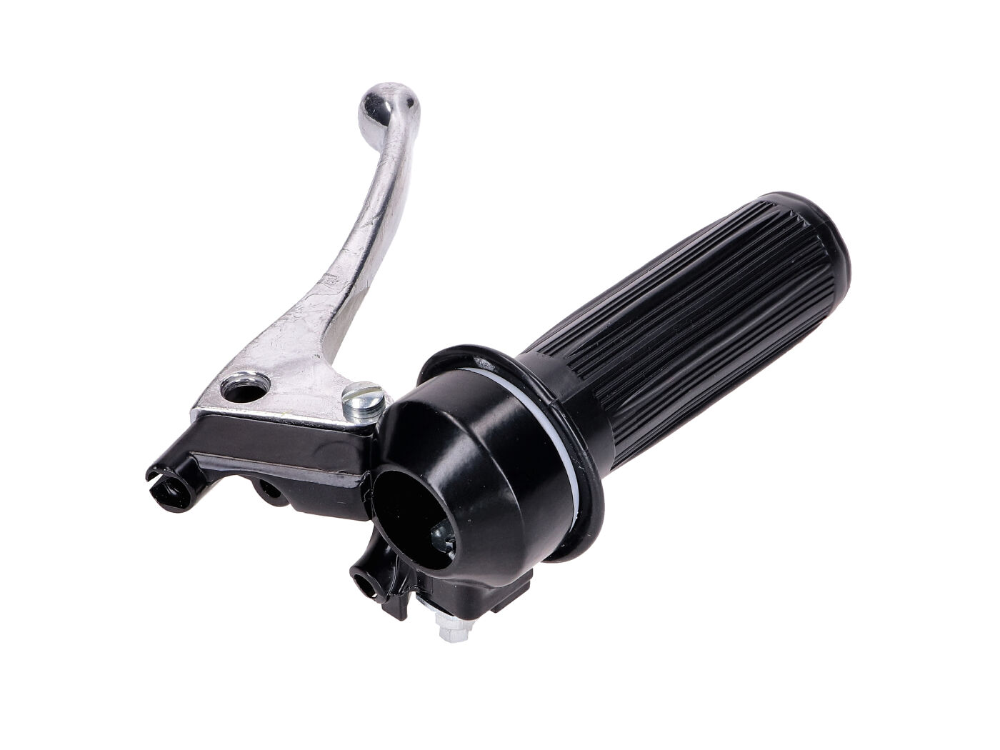 Diverse / Import Plynový grip 22 mm, z černého hliníku, 105 mm pro Zündapp, Kreidler, Hercules, Puch, DKW, KTM MG00000649