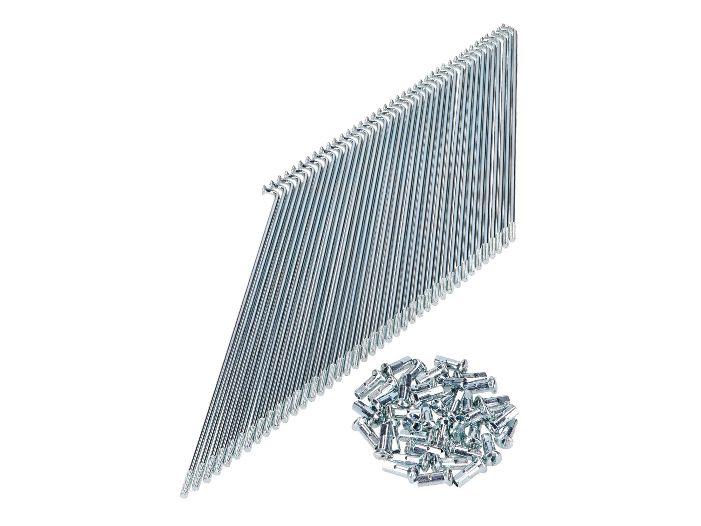 OEM Standard Sada ocelových drátů 185 mm, 36 kusů pro moped, moped, mokick MG00021334