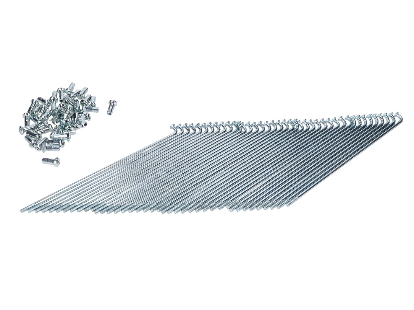 OEM Standard Chromované paprsky 145 x 2,9 mm s niplem (36 kusů) pro Moped, Moped, Mokick MG00021486