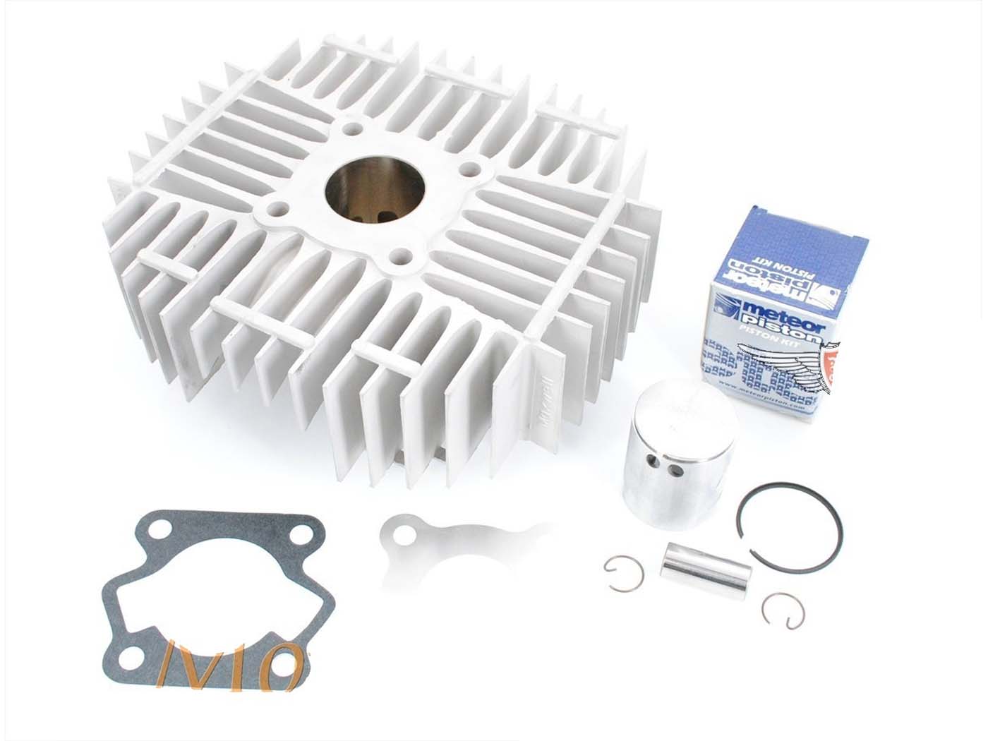 Diverse / Import Hliníková sada válce Meteor 50 ccm, vrtání 40 mm, příruba 32 mm, rozteč svorníků 55 mm pro Kreidler Florett RS, Mustang MG00064186