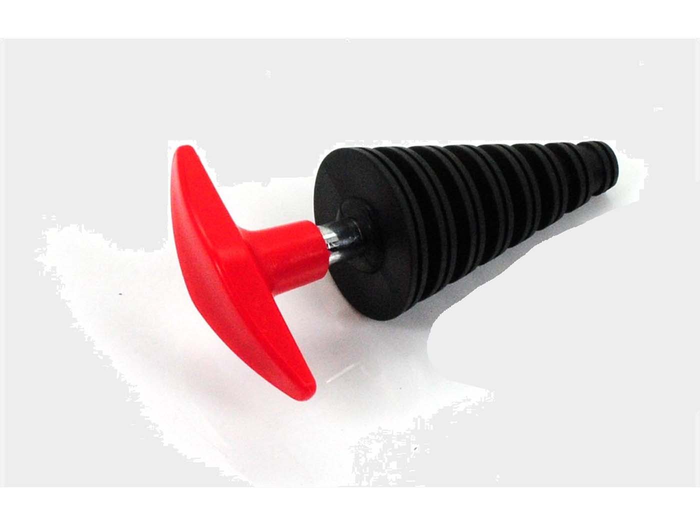 Diverse / Import Plastová kuželová zátka 10–35 mm černá/červená pro Zündapp, Kreidler, Hercules, Puch Mokick, Moped MG00012125