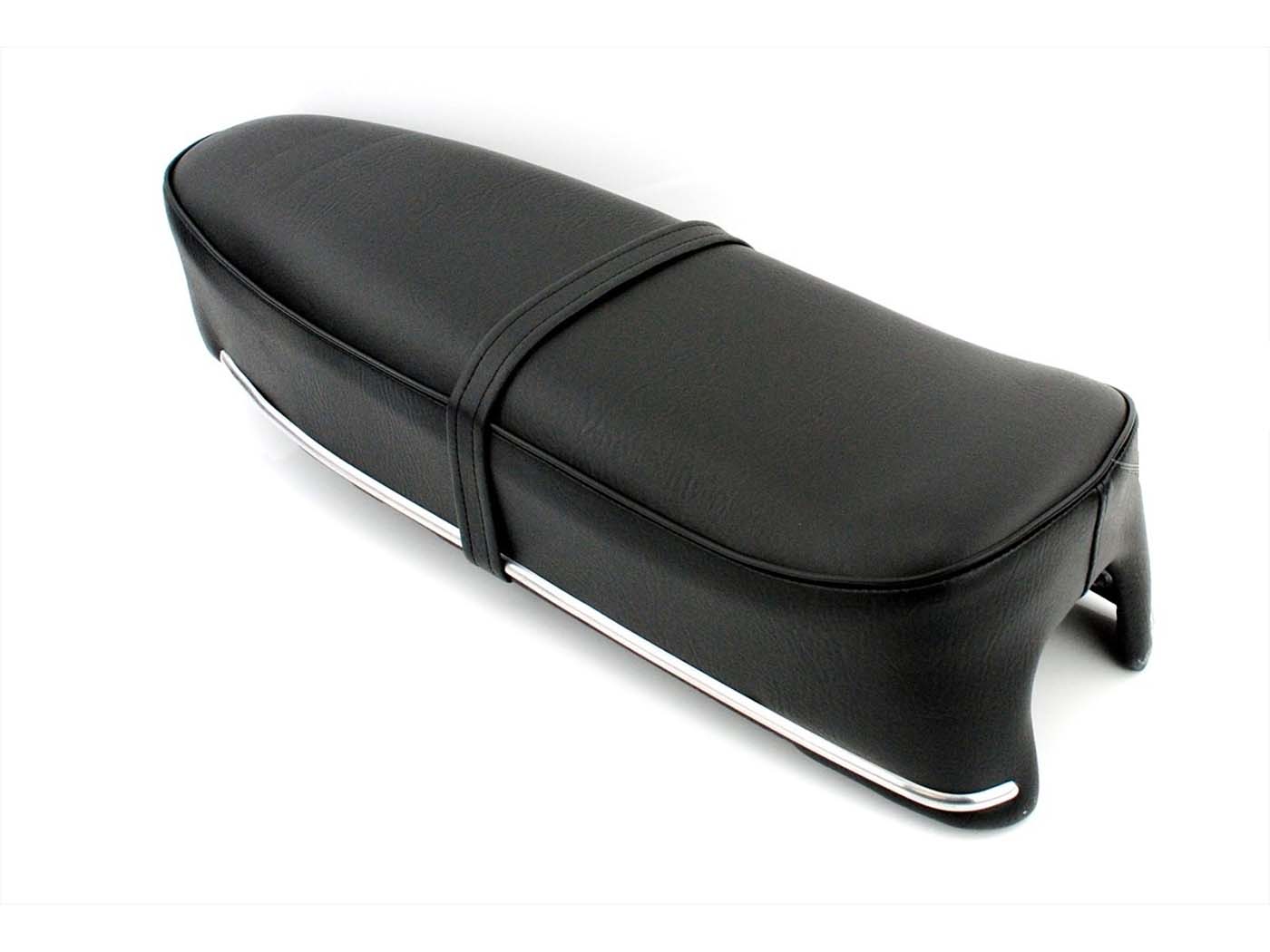 Diverse / Import Sedlo černé s přihrádkou na nářadí 610x230x110 mm, chromované lišty pro Kreidler Florett LF, LH, TM, RM, RS MG00007266