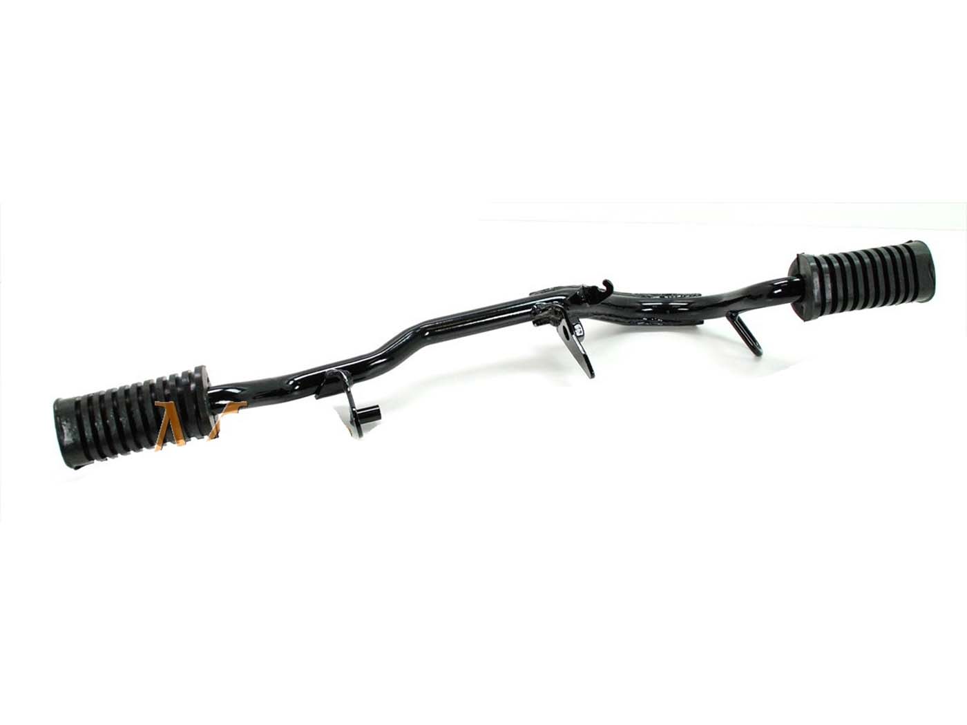 Diverse / Import Trubka stupaček ocelová černá s gumami pro Honda, MB 50 Mokick MG00002298