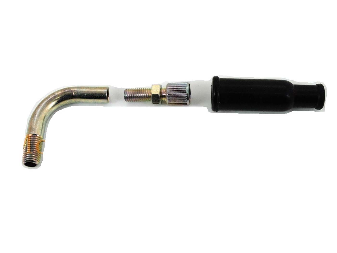 Diverse / Import Lanko plynu pro Dellorto kolínko M6 22 mm 90° pro Piaggio Ciao, PX, Bravo, Garelli Bonanza MG00067289