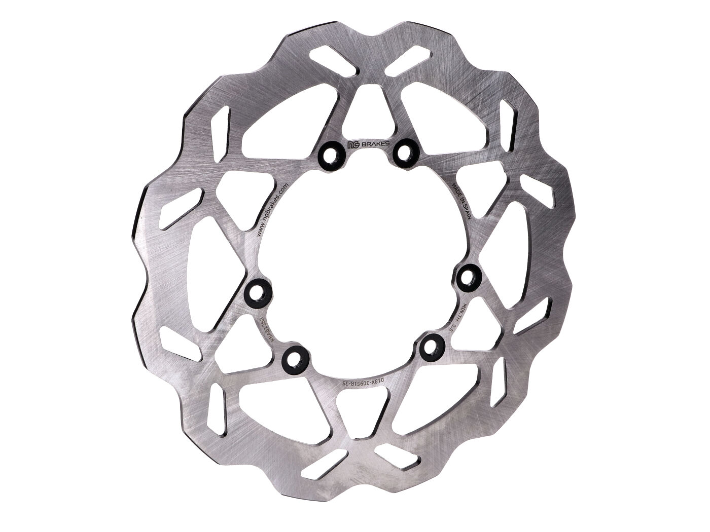 NG Brake Disc Brzdový kotouč NG Wavy pro Rieju RRX, SMX, MRT, Tango, Marathon NG013X