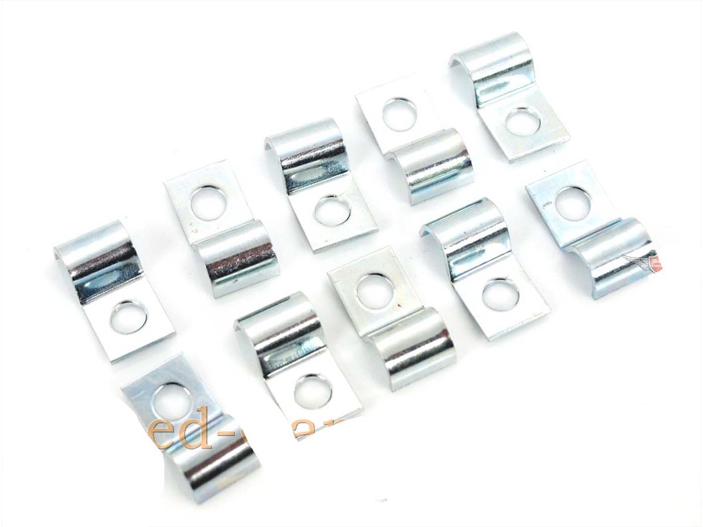 Diverse / Import Držák kabelu a Bowdenu 6 mm, 10 kusů pro Zündapp, Kreidler, Hercules, Puch, Miele, DKW, Rixe, moped, moped, mokick MG00008234