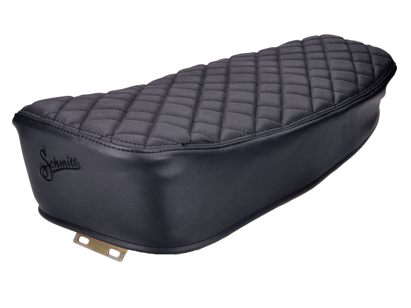 Potah sedla Schmitt Raute, prošívaný, černý / černý pro Simson S50, S51, S70 STT54262