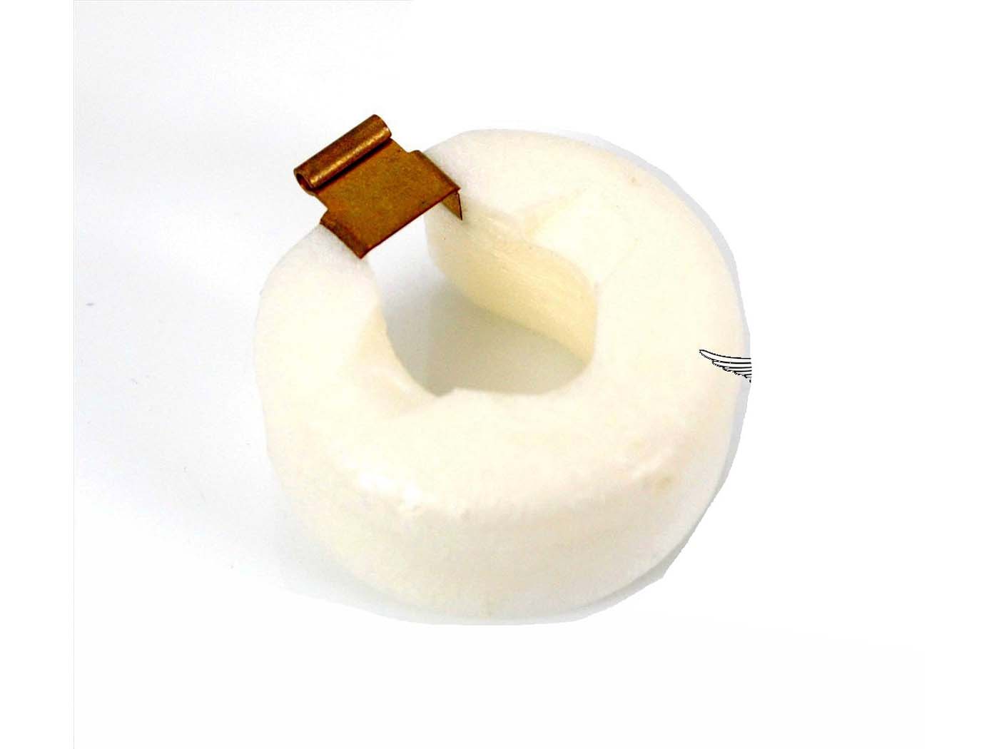 Diverse / Import Plovák pro Bing, bílý plast, pro Zündapp, Kreidler, Hercules, Puch, DKW, NSU MG00006756