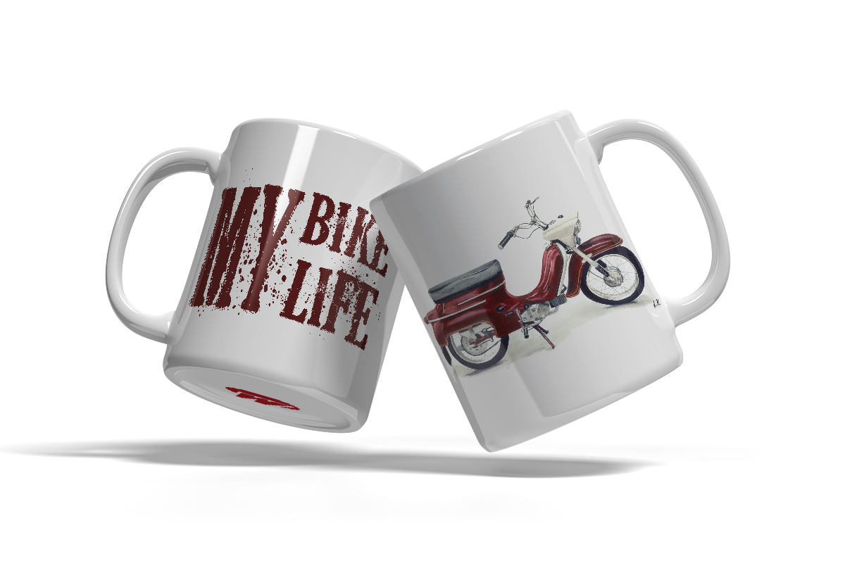 MOTOMAX, s.r.o. Hrnek s potiskem Jawa 50 Pionýr