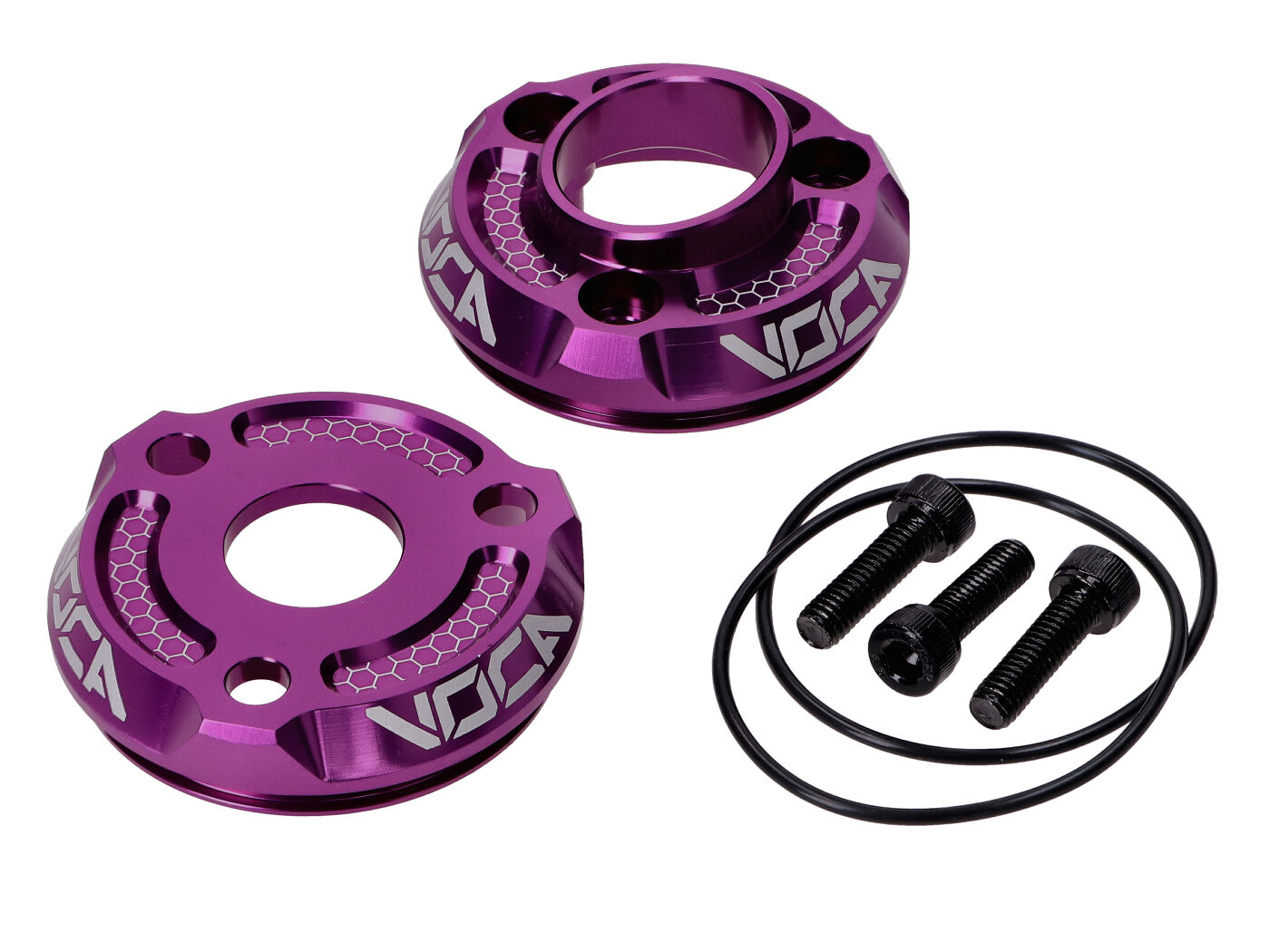 Koncovka tlumiče výfuku Voca Racing fialová VCR-RD304CNC/PU