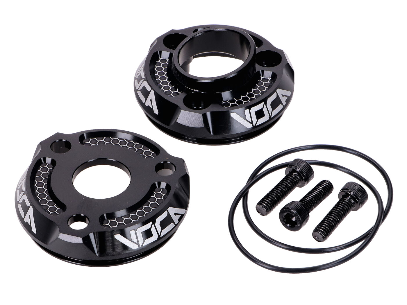 Koncovka tlumiče výfuku Voca Racing černá VCR-RD304CNC/BK