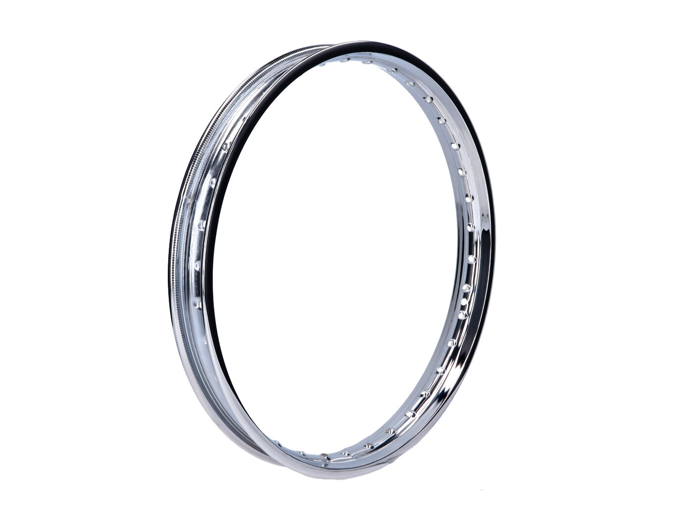 Diverse / Import Chromovaný ráfek / ráfkový kroužek 1,5x17 / 36 děr pro Hercules, Kreidler, Zündapp typ 517 MG00021103