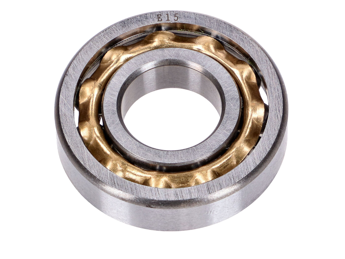 OEM Standard Ložisko klikové hřídele s mosaznou klecí E15 15x35x8 pro Sachs, 50/AM A, AM B, AMA X, I, SF, A S MG00062495