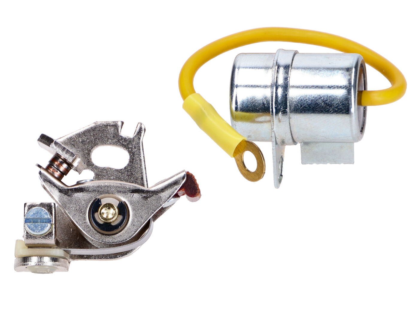 Diverse / Import Zapalovací kontakt se sadou kondenzátoru pro Piaggio Ciao, Si, Bravo MG00041382