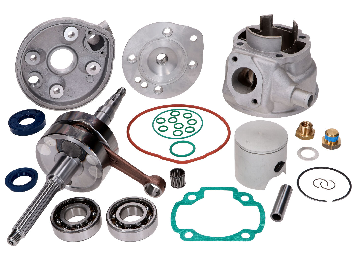 Sada válce + kliková hřídel Top Performances Maxi Kit Racing 77cc 50mm, 39,2mm pro Minarelli horizontal LC TP-9926580