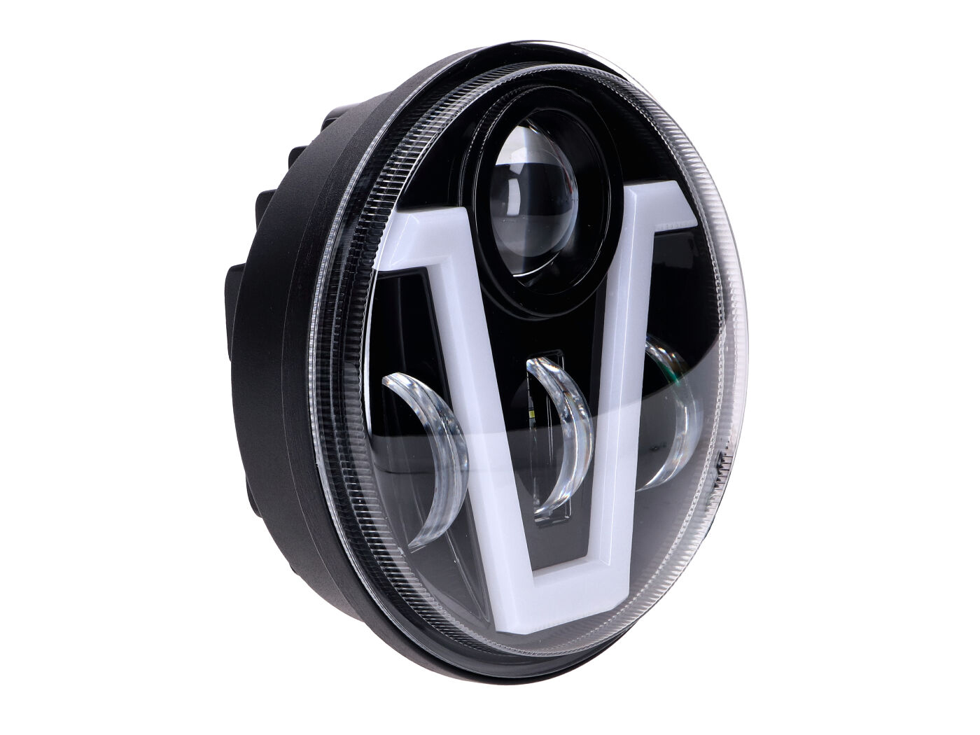 Diverse / Import LED světlomet Custom D=146 mm 5,75" V9 pro Simson S50, S51, S70, S53, S83 Enduro 54881