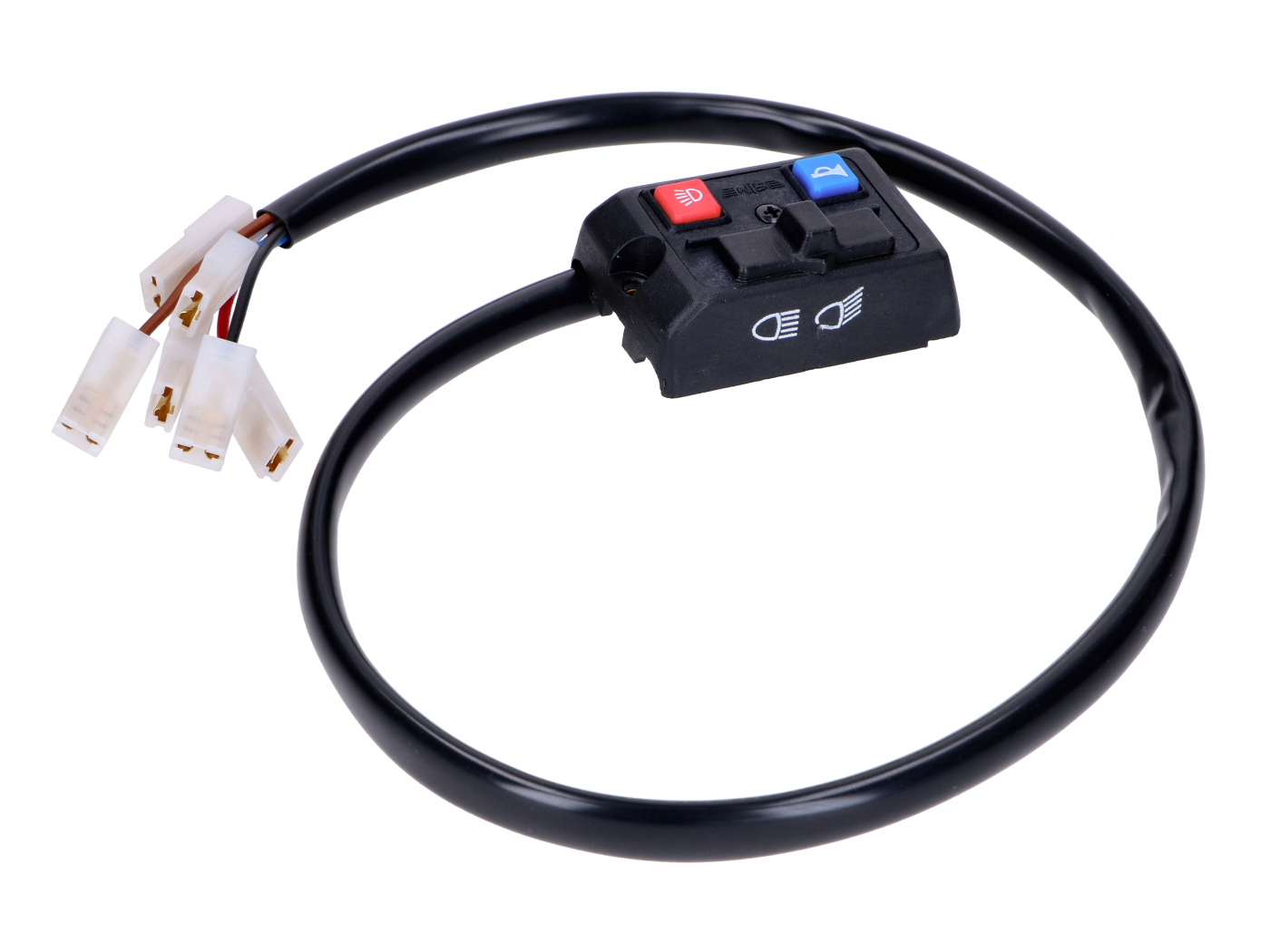 Přepínač Lusito světel a klaksonu černý pro Zündapp GTS 50, CS 50, C 50 Sport, KS 50 MG00054117